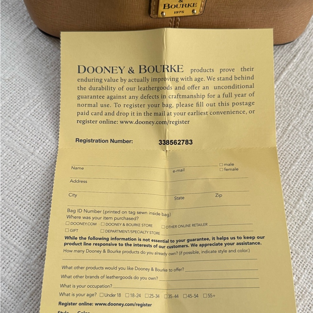 Dooney & Bourke Trixie Crossbody Bag New - Picture 12 of 13